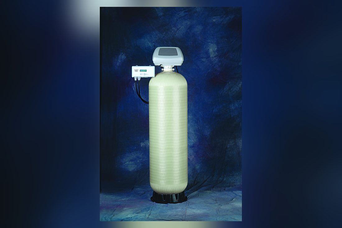 Bank of EcoWater commercial multi-tank filtration systems