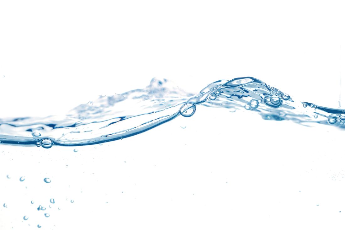 A clean, clear wave of fresh water